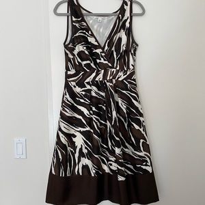 Banana Republic surplice bodice fit & flare dress